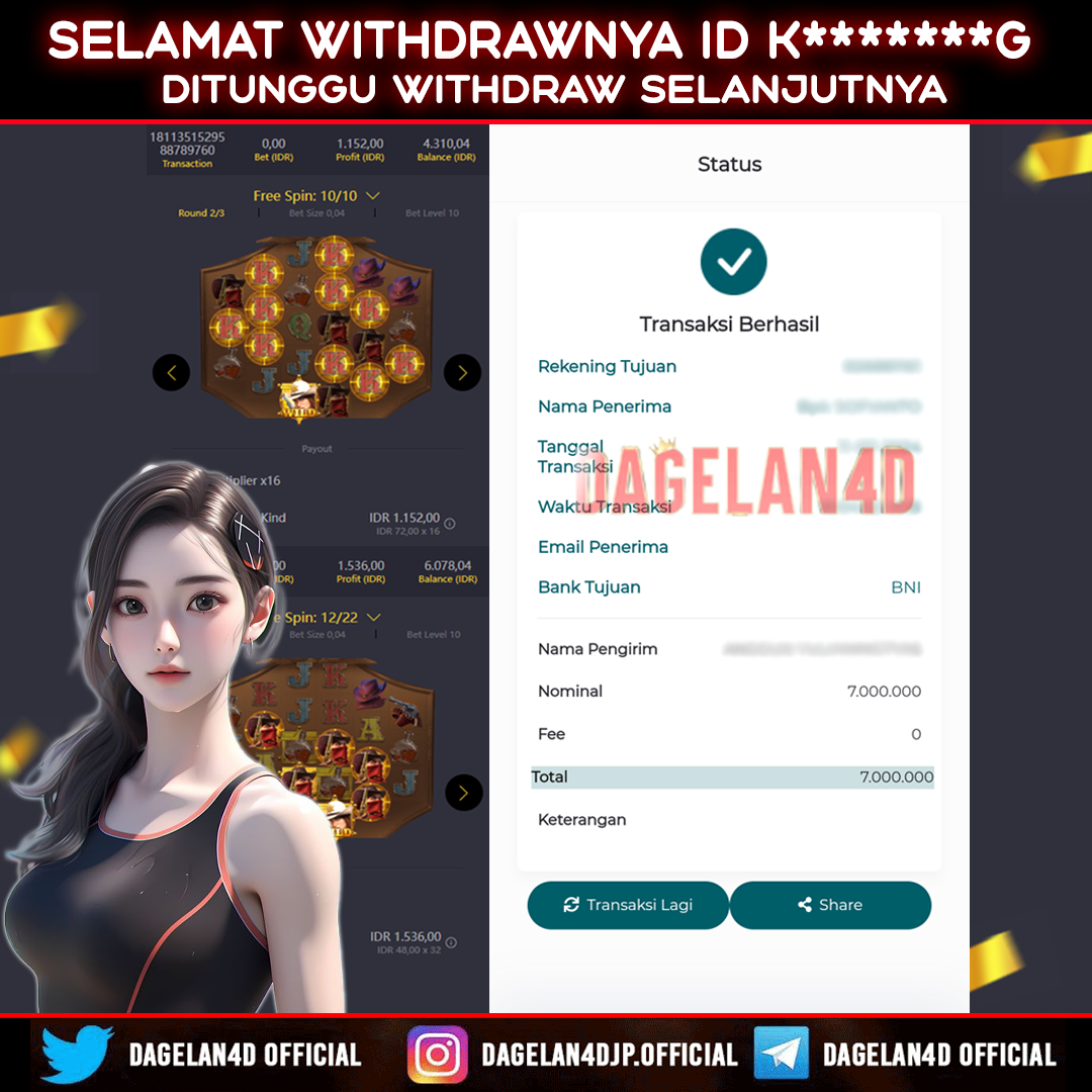 Kemenangan di game wild bounty showdown fantastis bro