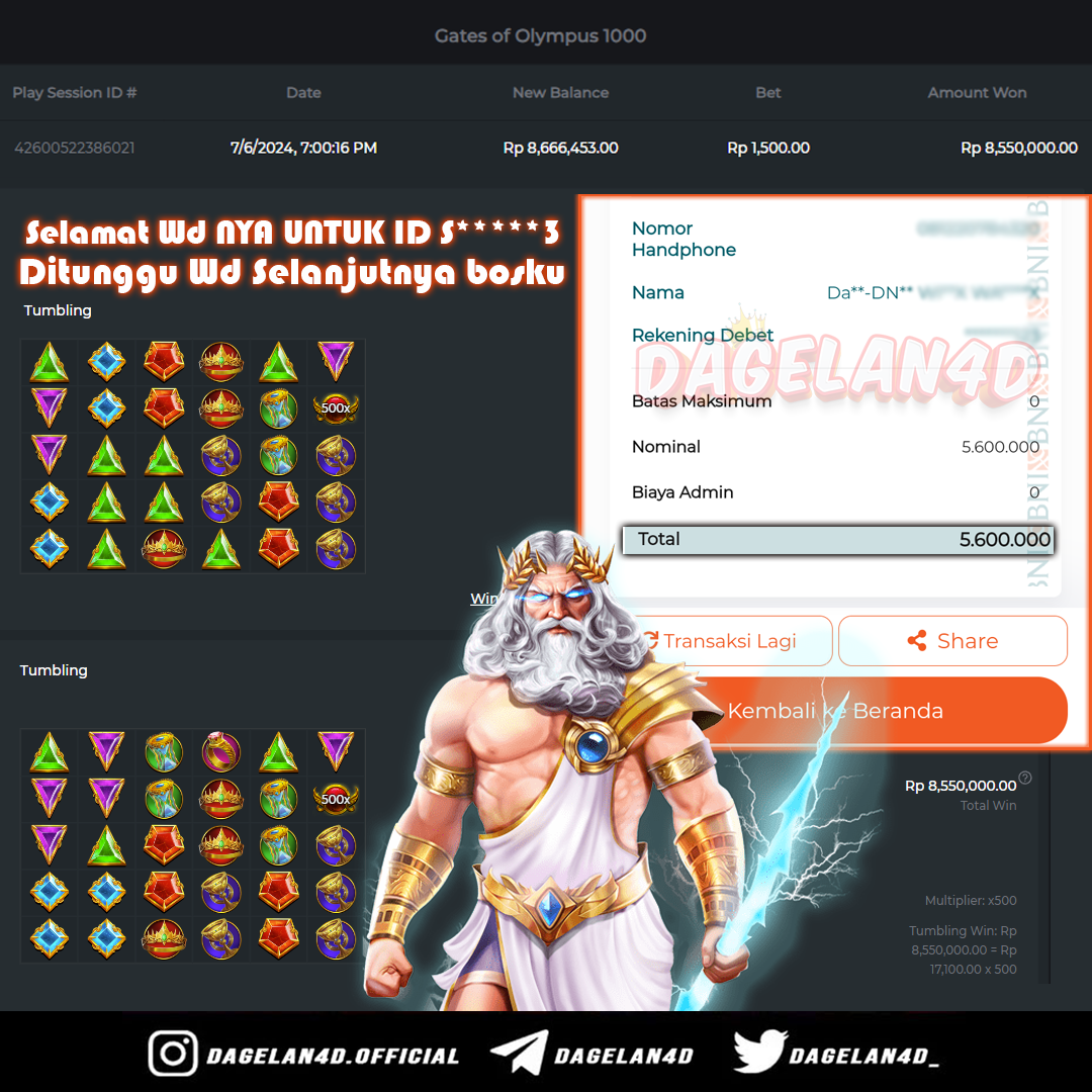 Modal 100ribu Saldo Naik 8Juta Langsung Gas Withdraw