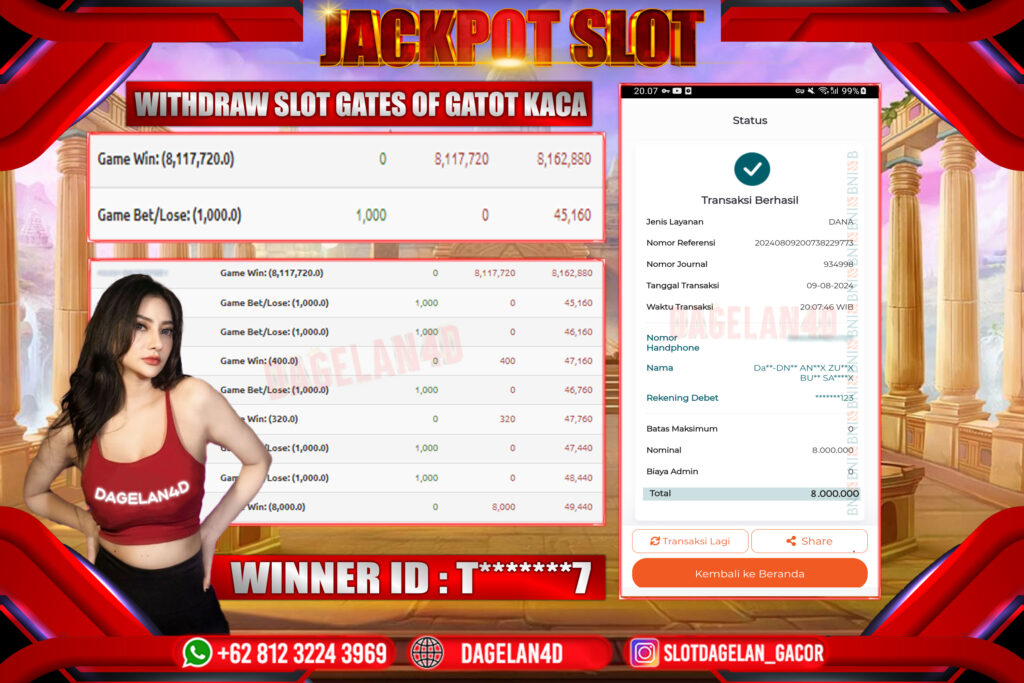 DAGELAN4D Jackpot Slot Gates of Olympus