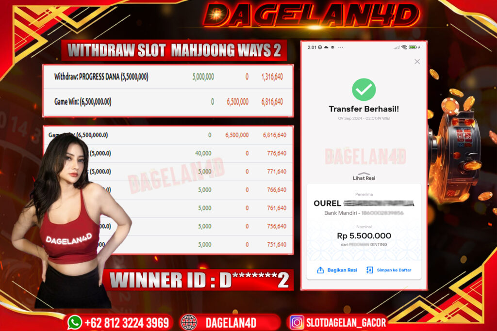 BUKTI JACKPOT SLOT DAGELAN4D