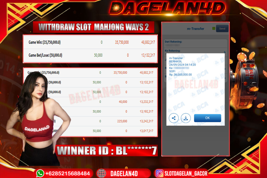 BUKTI JACKPOT SLOT DAGELAN4D