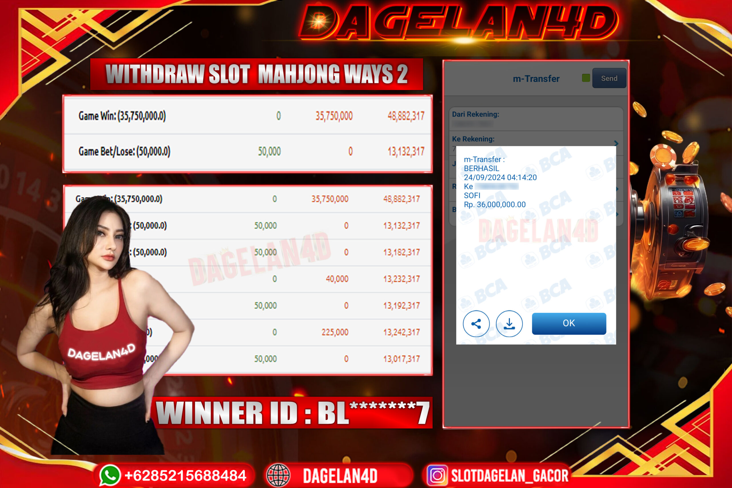 BUKTI JACKPOT SLOT DAGELAN4D