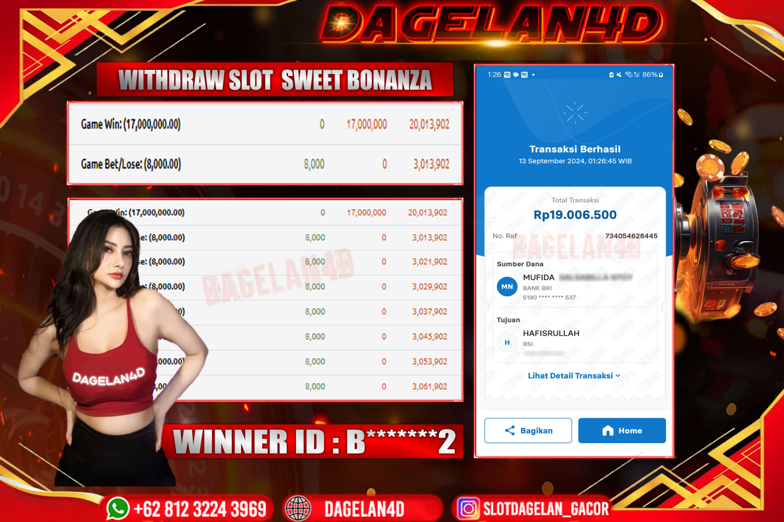 BUKTI JACKPOT SLOT DAGELAN4D