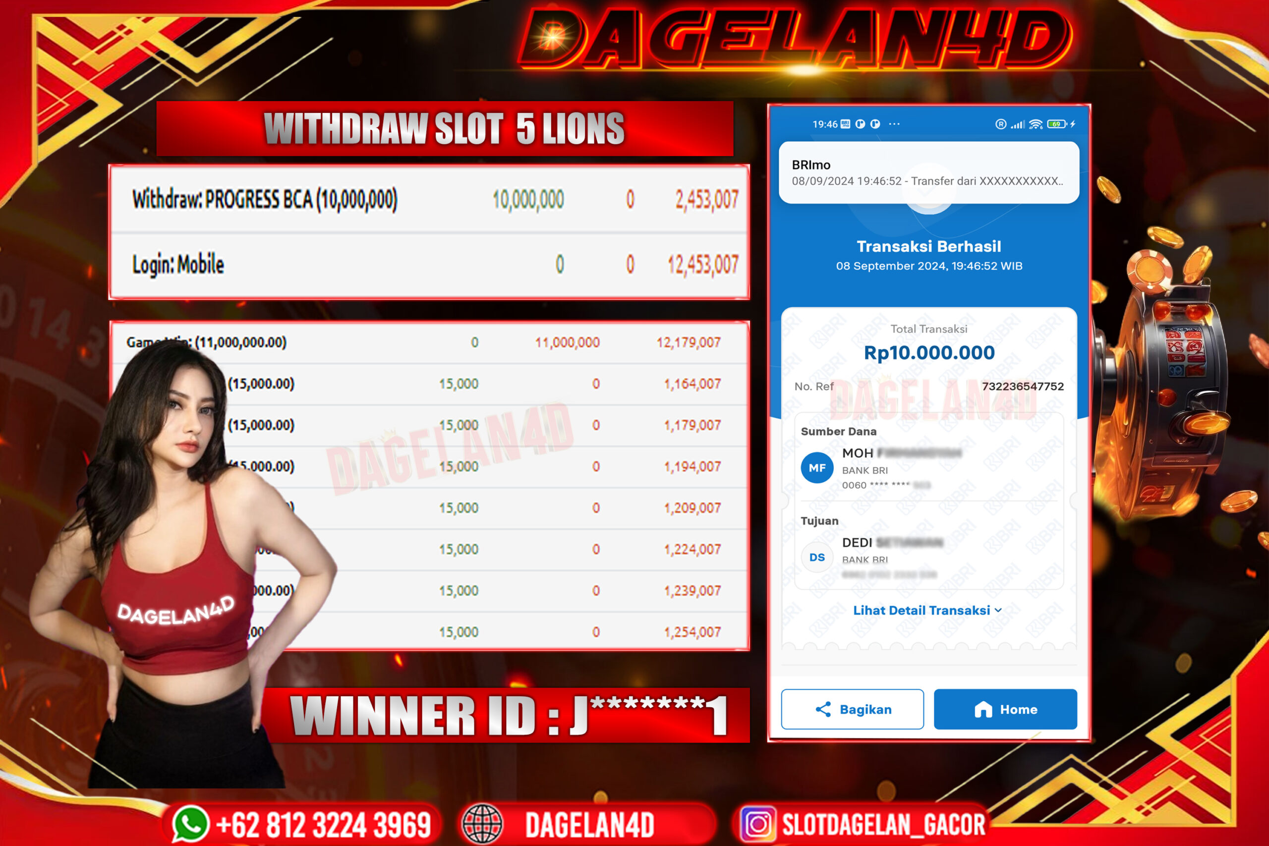 BUKTI JACKPOT SLOT DAGELAN4D