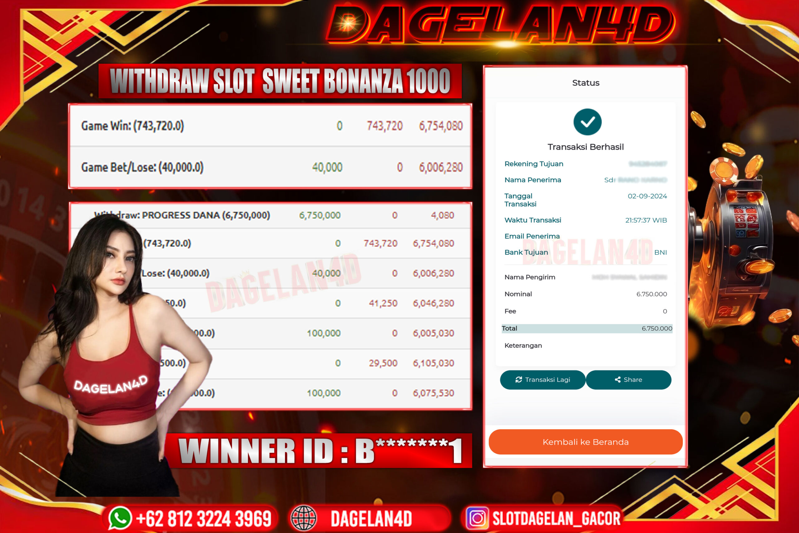 BUKTI JACKPOT SLOT DAGELAN4D