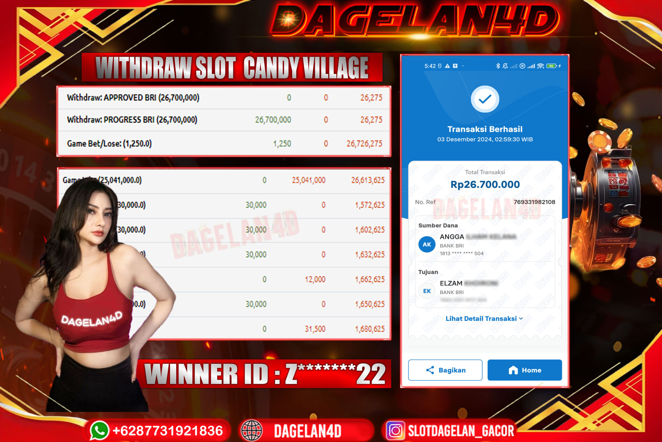 BUKTI JACKPOT SLOT DAGELAN4D