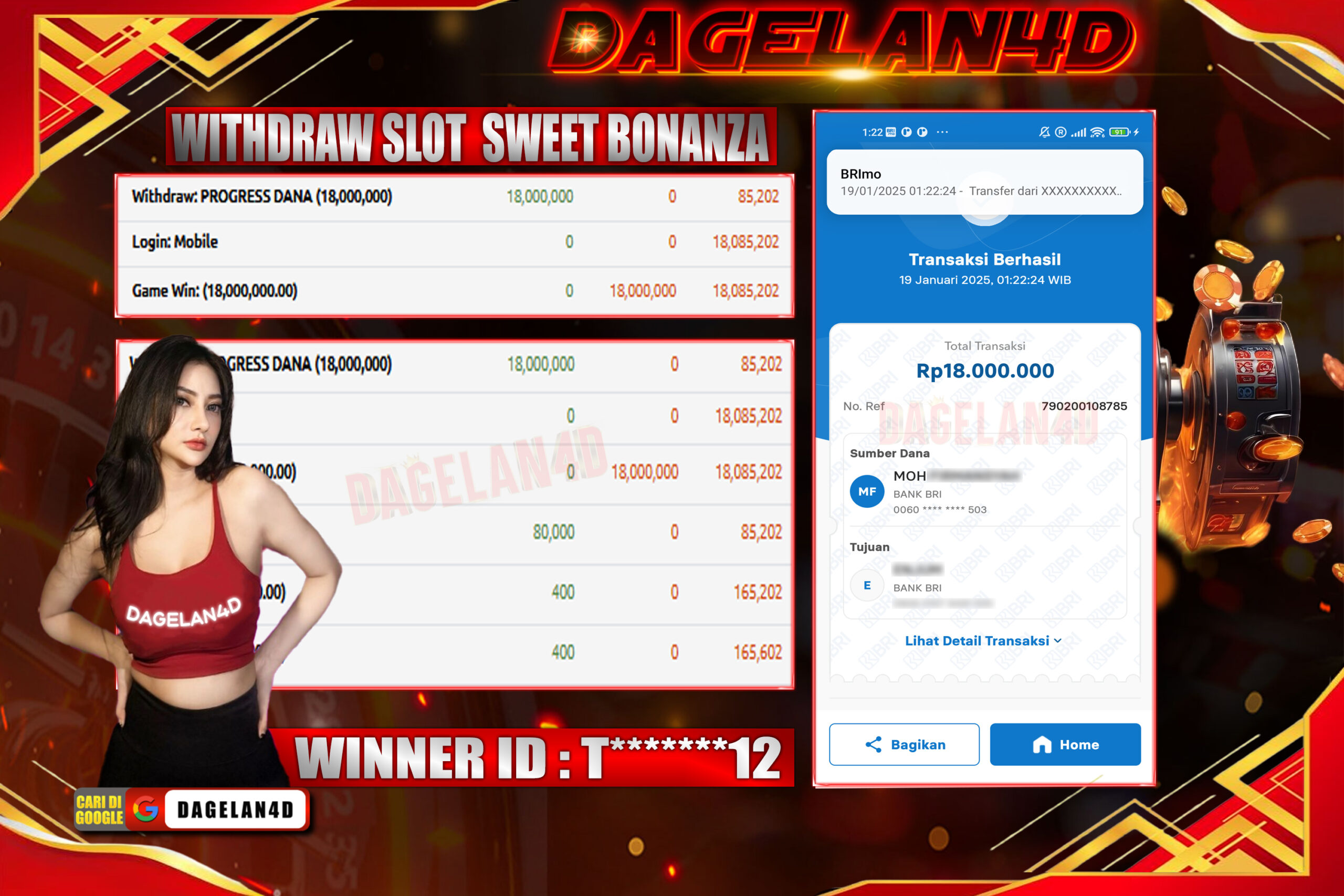 BUKTI JACKPOT SLOT DAGELAN4D